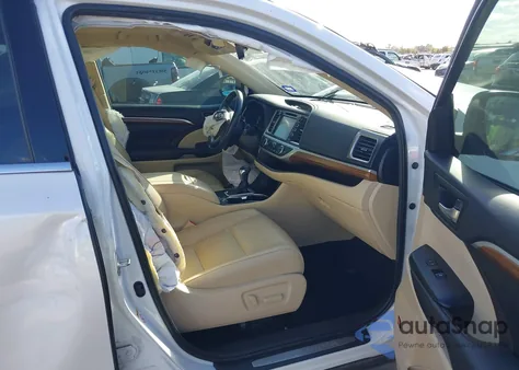 2019 Toyota Highlander Limited from USA, damaged, VIN 5TDYZRFH1KS357956